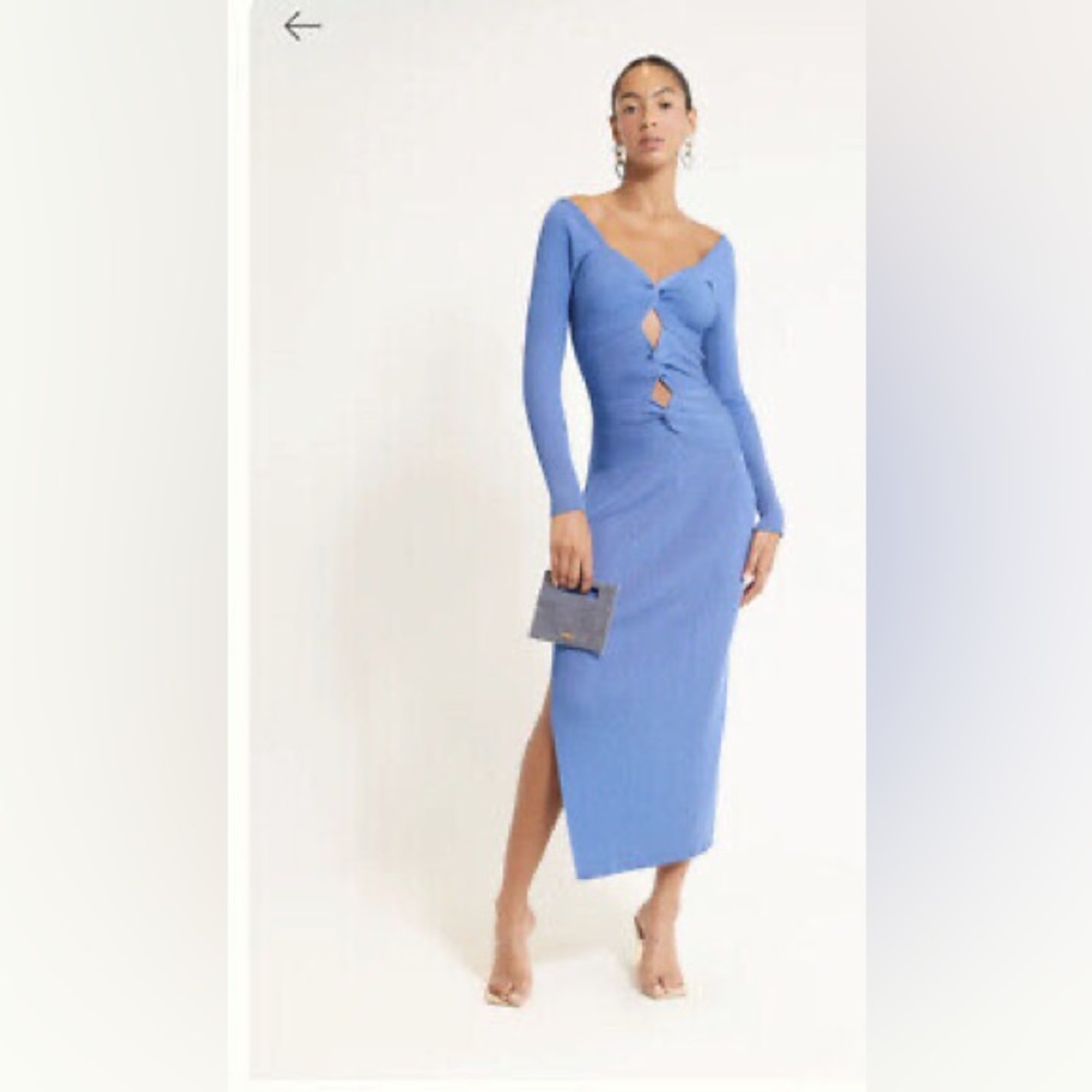 Cult Gaia Blue midi dress XS